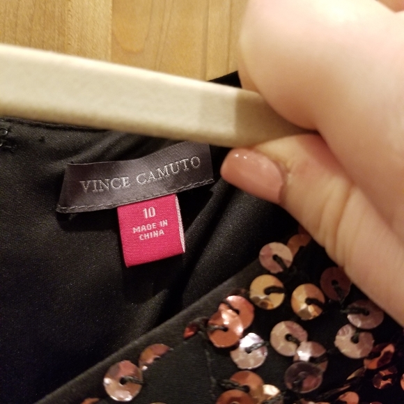 Vince Camuto Fluttered Short Sleeve Dress 10 NWT - Picture 5 of 9